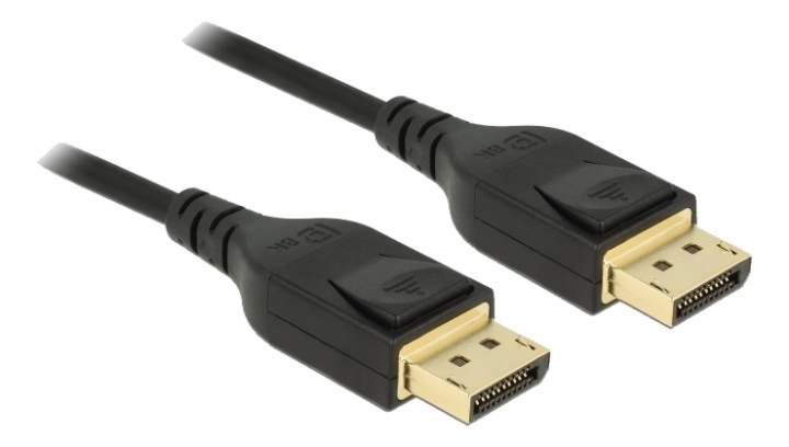 DisplayPort cable 8K 60 Hz 1m DP 8K certified i gruppen Datautstyr / Kabler og adaptere / DisplayPort / Kabler hos TP E-commerce Nordic AB (C17686)