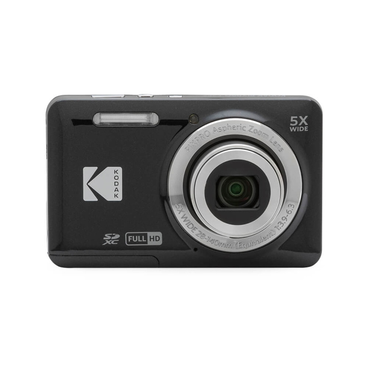 Kodak Digitalt Kamera Pixpro FZ55 CMOS 5x 16MP Svart i gruppen Elektronikk / Foto og video / Kameraer hos TP E-commerce Nordic AB (C18611)