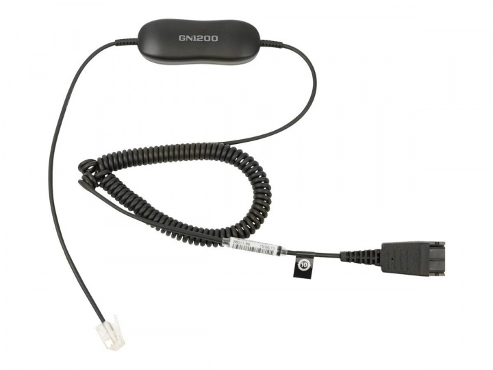 JABRA Gn 1200 Universalsladd Spiral i gruppen Datautstyr / Datamaskin Tilbehør / Headset hos TP E-commerce Nordic AB (C20232)