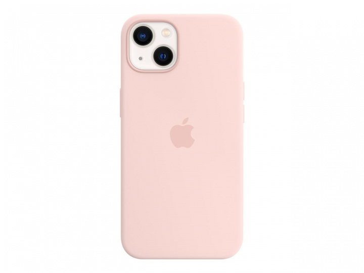 Apple iPhone 13 Silicone Case with MagSafe  Chalk Pink i gruppen SMARTTELEFON & NETTBRETT / Mobilbeskyttelse / Apple / iPhone 13 / Deksel hos TP E-commerce Nordic AB (C21084)