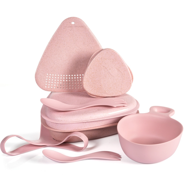 Light My Fire Outdoor MealKit 8pcs Dusty Pink i gruppen SPORT, FRITID & HOBBY / Friluftsliv / Matlaging hos TP E-commerce Nordic AB (C22135)