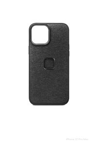 Peak Design Everyday Fabric Case iPhone 12 Pro Max - Charcoal i gruppen SMARTTELEFON & NETTBRETT / Mobilbeskyttelse / Apple / iPhone 12 Pro / Deksel hos TP E-commerce Nordic AB (C22287)