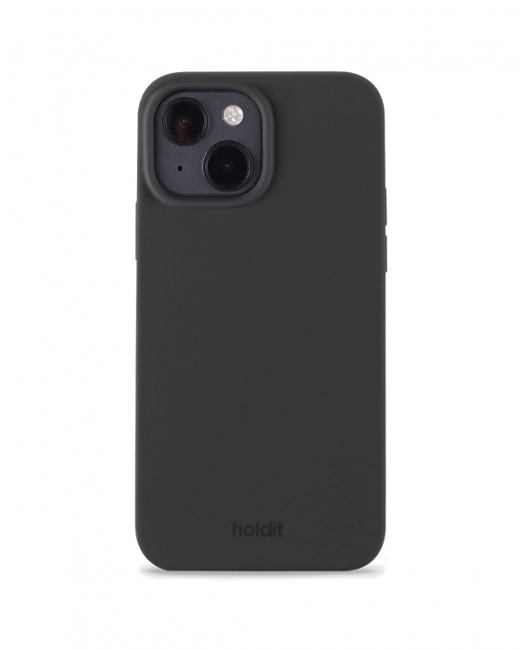 Holdit Silicone Case Apple iPhone 14 - Black i gruppen SMARTTELEFON & NETTBRETT / Mobilbeskyttelse / Apple / iPhone 14 hos TP E-commerce Nordic AB (C22711)