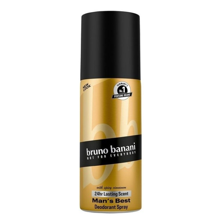 Bruno Banani Man\'s Best Deodorant Spray 150ml i gruppen HELSE OG SKJØNNHET / Duft og parfyme / Deodorant / Deo for han hos TP E-commerce Nordic AB (C22942)