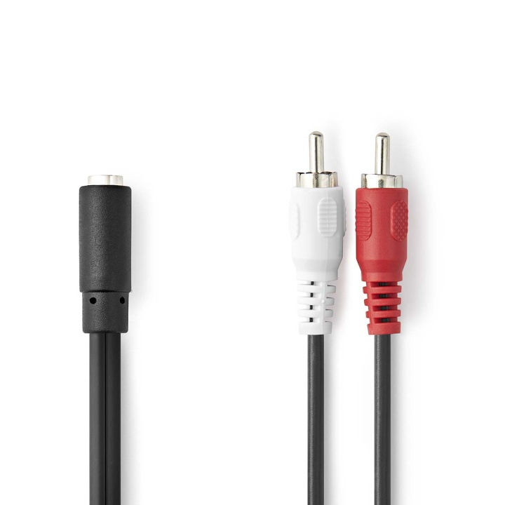 Nedis Stereo lydkabel | 2x RCA Han | 3.5 mm Hun | Nikkel belagt | 0.20 m | Rund | Boks i gruppen Elektronikk / Lyd & Bilde / Høyttalere & tilbehør / Tilbehør hos TP E-commerce Nordic AB (C23773)