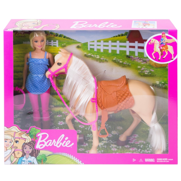 Barbie Doll and Horse i gruppen LEKER, BARN OG BABY / Leker / Dukker & tilbehør hos TP E-commerce Nordic AB (C25307)