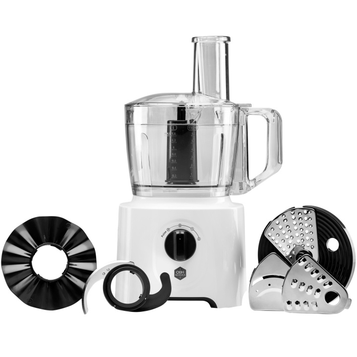 OBH Nordica Matberedare Easy force food processor 700 W white FO2441S0 i gruppen HJEM, HUS OG HAGE / Husholdningsapparater / Matprosessorer og kjøkkenassistenter / Matprosessorer hos TP E-commerce Nordic AB (C25530)