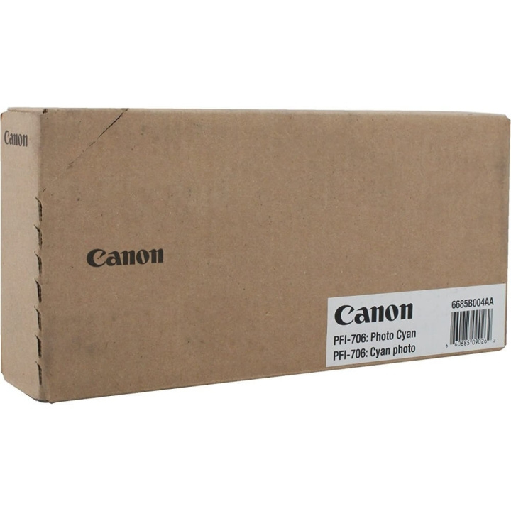 Canon Blekk 6685B001 PFI-706 Fotocyan i gruppen Datautstyr / Skrivere og tilbehør / Blekk og toner / Toner / Canon hos TP E-commerce Nordic AB (C26365)