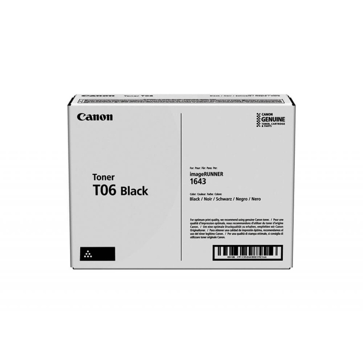 Canon Toner 3526C002 T06 Black i gruppen Datautstyr / Skrivere og tilbehør / Blekk og toner / Toner / Canon hos TP E-commerce Nordic AB (C26549)