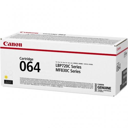 Canon Toner 4931C001 064 Yellow i gruppen Datautstyr / Skrivere og tilbehør / Blekk og toner / Toner / Canon hos TP E-commerce Nordic AB (C26601)