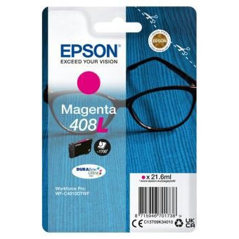 Epson Blekk C13T09K34010 408L Magenta, Brille i gruppen Datautstyr / Skrivere og tilbehør / Blekk og toner / Blekkpatroner / Epson hos TP E-commerce Nordic AB (C26903)