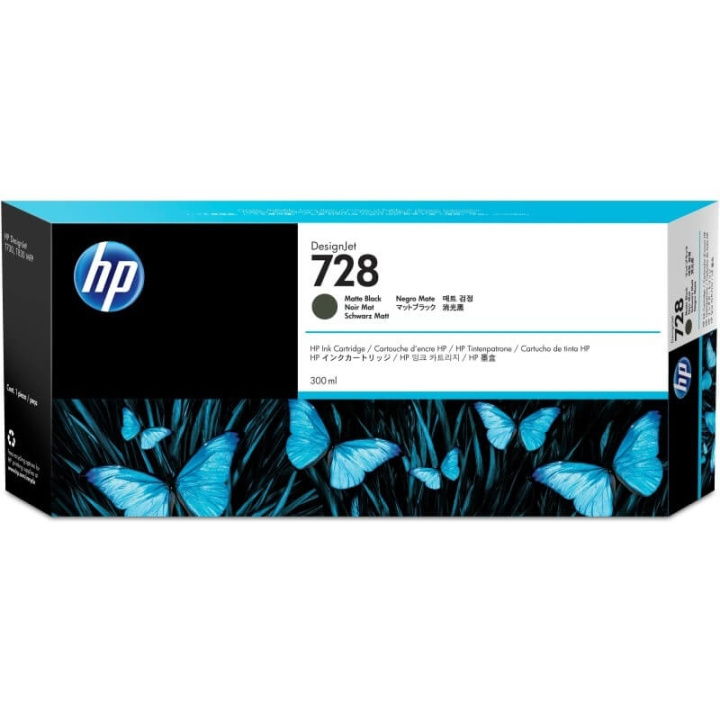 HP Blekk 3WX25A 728 Matt Svart 130ml i gruppen Datautstyr / Skrivere og tilbehør / Blekk og toner / Toner / HP hos TP E-commerce Nordic AB (C26998)