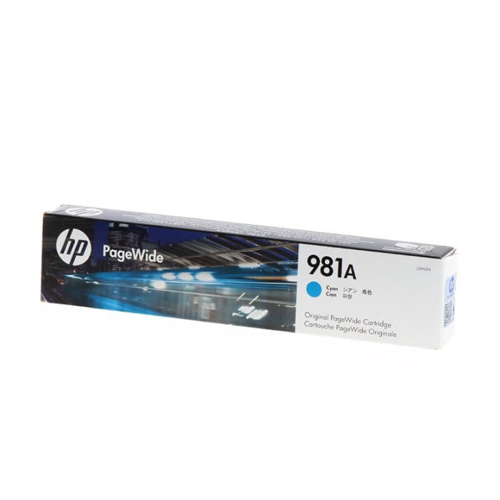 HP Blekk J3M68A 981A Cyan i gruppen Datautstyr / Skrivere og tilbehør / Blekk og toner / Toner / HP hos TP E-commerce Nordic AB (C27059)