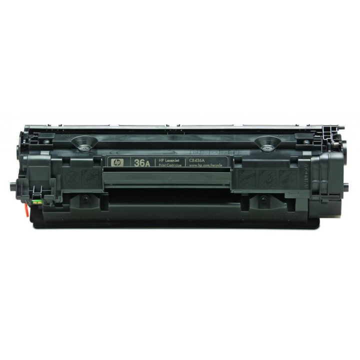 HP Toner CB436A 36A Svart i gruppen Datautstyr / Skrivere og tilbehør / Blekk og toner / Toner / HP hos TP E-commerce Nordic AB (C27086)