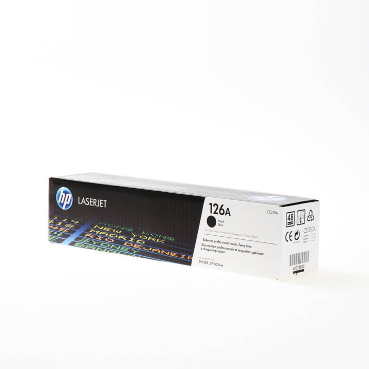 HP Toner CE310A 126A Svart i gruppen Datautstyr / Skrivere og tilbehør / Blekk og toner / Toner / HP hos TP E-commerce Nordic AB (C27125)