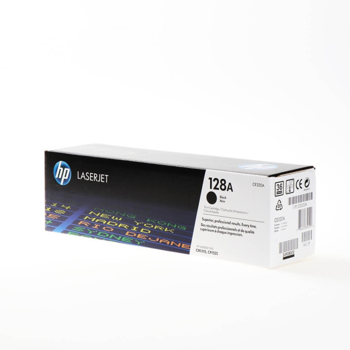 HP Toner CE320A 128A Svart i gruppen Datautstyr / Skrivere og tilbehør / Blekk og toner / Toner / HP hos TP E-commerce Nordic AB (C27130)