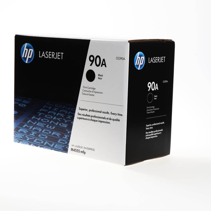 HP Toner CE390A 90A Svart i gruppen Datautstyr / Skrivere og tilbehør / Blekk og toner / Toner / HP hos TP E-commerce Nordic AB (C27140)