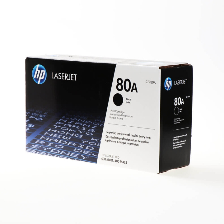 HP Toner CF280A 80A Svart i gruppen Datautstyr / Skrivere og tilbehør / Blekk og toner / Toner / HP hos TP E-commerce Nordic AB (C27192)