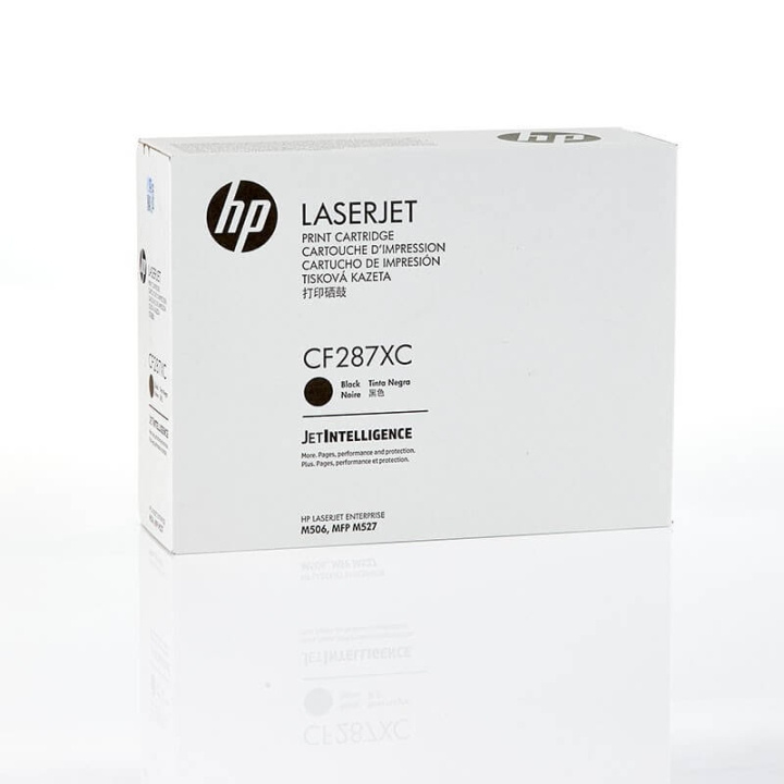 HP Toner CF287XC 87X Svart Contract i gruppen Datautstyr / Skrivere og tilbehør / Blekk og toner / Toner / HP hos TP E-commerce Nordic AB (C27206)