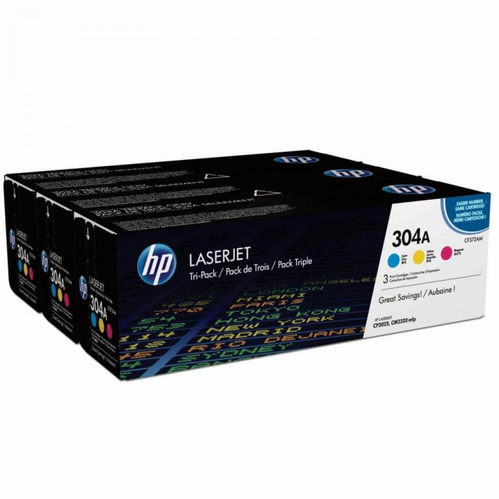 HP Toner CF372AM 304A Farge i gruppen Datautstyr / Skrivere og tilbehør / Blekk og toner / Toner / HP hos TP E-commerce Nordic AB (C27240)