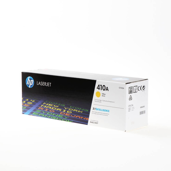 HP Toner CF412A 410A Gul i gruppen Datautstyr / Skrivere og tilbehør / Blekk og toner / Toner / HP hos TP E-commerce Nordic AB (C27259)