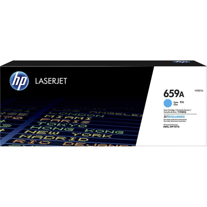 HP Toner W2011A 659A Cyan i gruppen Datautstyr / Skrivere og tilbehør / Blekk og toner / Toner / HP hos TP E-commerce Nordic AB (C27311)