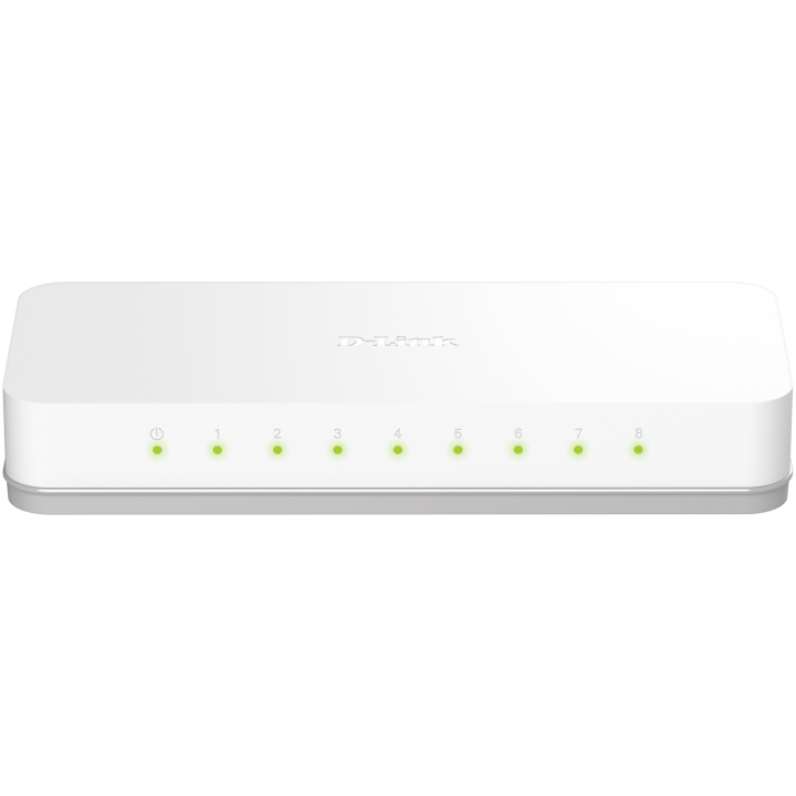 D-Link GO-SW-8E 8-Port Fast Ethernet Easy Desktop Switch i gruppen Datautstyr / Nettverk / Switcher hos TP E-commerce Nordic AB (C28778)