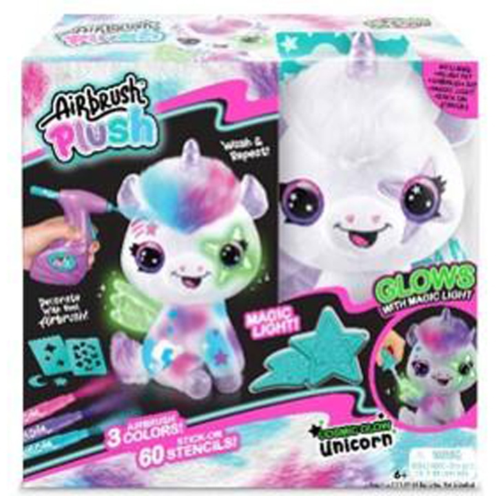 AMO TOYS Airbrush Plush Glow in the Dark i gruppen LEKER, BARN OG BABY / Leker / Leksaker hos TP E-commerce Nordic AB (C28783)