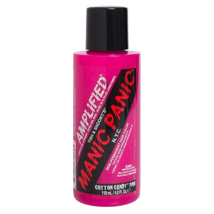 Manic Panic Amplified Cotton Candy Pink i gruppen HELSE OG SKJØNNHET / Hår & styling / Hårpleie / Hårfarge / Hårfarge & Fargebombe hos TP E-commerce Nordic AB (C28872)