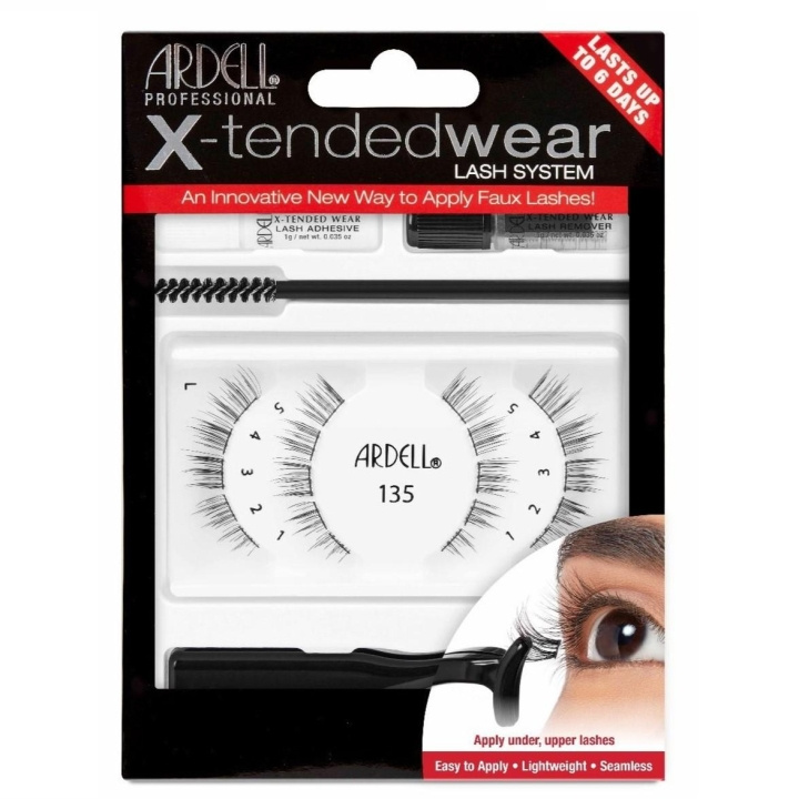 Ardell X-Tended Wear vippesystem 135 i gruppen HELSE OG SKJØNNHET / Makeup / Øyne og øyebryn / Løsvipper hos TP E-commerce Nordic AB (C28911)