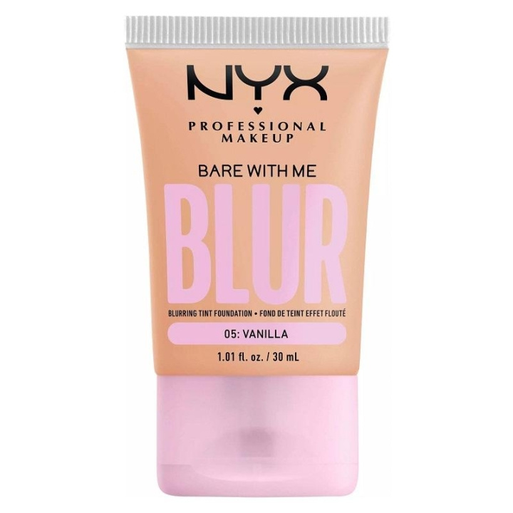 NYX PROF. MAKEUP Bare With Me Blur Tint Foundation 30ml 05 Vanilla i gruppen HELSE OG SKJØNNHET / Hudpleie / Ansikt / Ansiktskrem hos TP E-commerce Nordic AB (C28984)