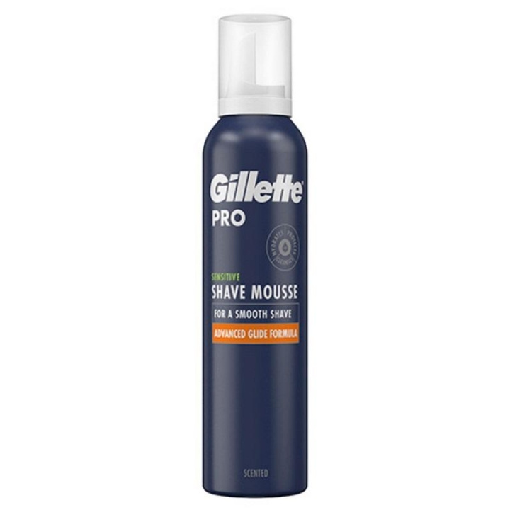 Gillette Pro Sensitive Shave Mousse 240ml i gruppen HELSE OG SKJØNNHET / Hår & styling / Barbering og trimming / Barberhøvler og tilbehør hos TP E-commerce Nordic AB (C29146)