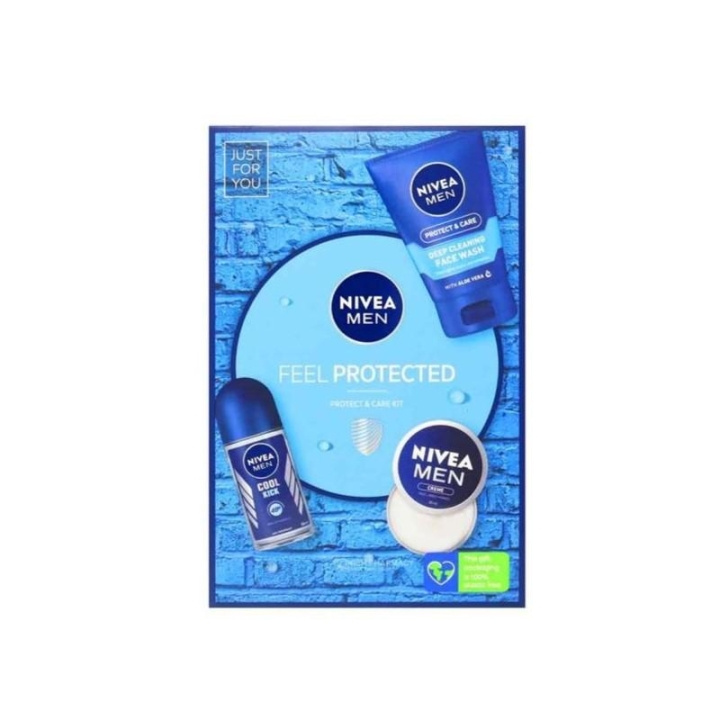 Nivea Men Protect And Care Gift Set 3 Pieces i gruppen HELSE OG SKJØNNHET / Hudpleie / Ansikt / Ansiktskrem hos TP E-commerce Nordic AB (C29206)