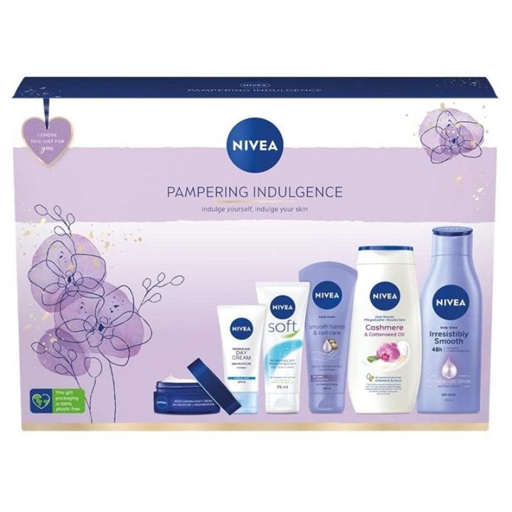 Nivea Pampering Indulgence Gift Set 6 Pieces i gruppen HELSE OG SKJØNNHET / Hudpleie / Ansikt / Ansiktskrem hos TP E-commerce Nordic AB (C29215)