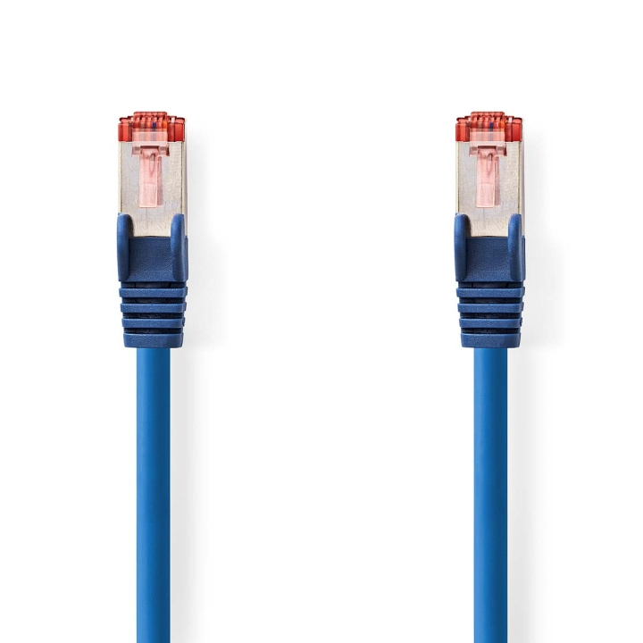 Nedis CAT6 Nettverkskabel | RJ45 Han | RJ45 Han | S/FTP | 3.00 m | Rund | LSZH | Blå | Label i gruppen Datautstyr / Kabler og adaptere / Nettverk / Cat6 hos TP E-commerce Nordic AB (C29366)