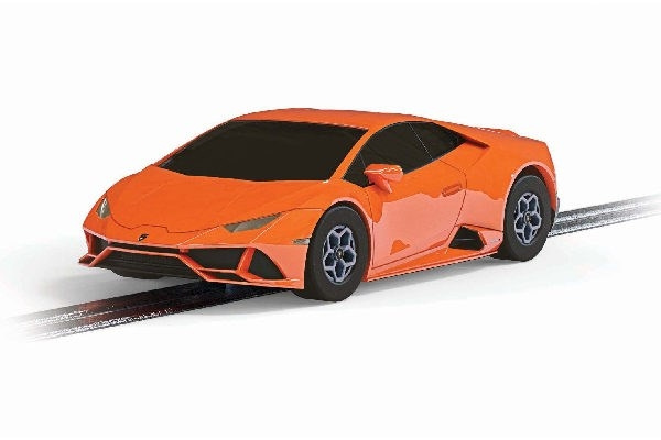 SCALEXTRIC Micro, Lamborghini Huracan Evo Car, orange 1:64 i gruppen LEKER, BARN OG BABY / Radiostyrt / Bilbaner / Biler hos TP E-commerce Nordic AB (C29646)