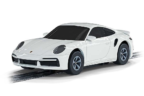 SCALEXTRIC Micro Porsche 911 Turbo Car, white 1:64 i gruppen LEKER, BARN OG BABY / Radiostyrt / Bilbaner / Biler hos TP E-commerce Nordic AB (C29647)