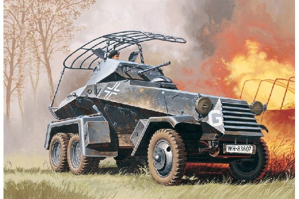 ITALERI 1:35 Sd.Kfz. 232 - 6 Rad i gruppen SPORT, FRITID & HOBBY / Hobby / Plastmodeller / Militære kjøretøy (land) hos TP E-commerce Nordic AB (C29789)