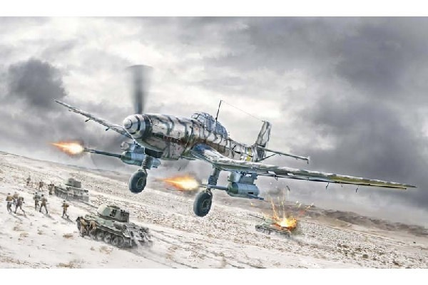 ITALERI 1:72 Junker Ju-87G-2 Kanonenvogel i gruppen SPORT, FRITID & HOBBY / Hobby / Plastmodeller / Fly & Helikoptre hos TP E-commerce Nordic AB (C29815)