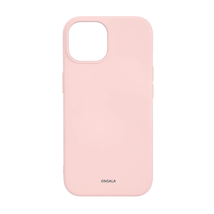 Onsala Back Sil Touch Recycled MagSerie iPhone 15 Chalk Pink i gruppen SMARTTELEFON & NETTBRETT / Mobilbeskyttelse / Apple / iPhone 15 hos TP E-commerce Nordic AB (C30365)