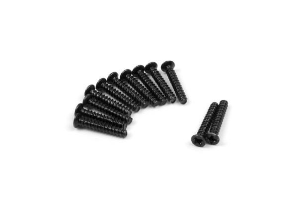 BLACKZON Countersunk Self Tapping 2x12mm (12pcs) i gruppen LEKER, BARN OG BABY / Radiostyrt / Reservedeler & Ekstra tilbehør / Blackzon hos TP E-commerce Nordic AB (C30814)