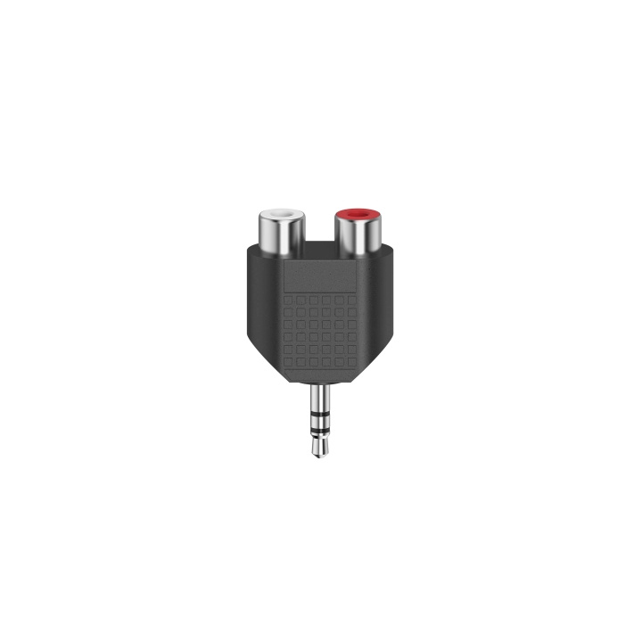 Hama Adapter Audio 3.5mm-2xRCA Hane-2x Hona Svart i gruppen Elektronikk / Kabler og adaptere / Lyd analog / Adaptere hos TP E-commerce Nordic AB (C31200)