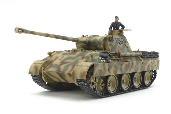 TAMIYA 1:48 German Tank Panther Ausf.D i gruppen SPORT, FRITID & HOBBY / Hobby / Plastmodeller / Militære kjøretøy (land) hos TP E-commerce Nordic AB (C31575)