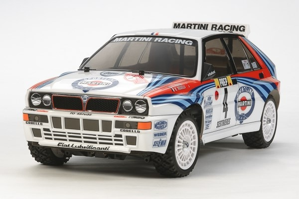 TAMIYA 1/10 R/C Lancia Delta (TT-02) / NO ESC i gruppen LEKER, BARN OG BABY / Radiostyrt / Radiostyrte biler hos TP E-commerce Nordic AB (C31633)