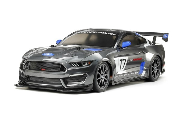 TAMIYA 1/10 R/C Ford Mustang GT4 (TT-02) / NO ESC i gruppen LEKER, BARN OG BABY / Radiostyrt / Radiostyrte biler hos TP E-commerce Nordic AB (C31651)