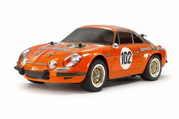 TAMIYA 1/10 R/C Alpine A110 Jägermeister 1973 (M-06) i gruppen LEKER, BARN OG BABY / Radiostyrt / Radiostyrte biler hos TP E-commerce Nordic AB (C31692)