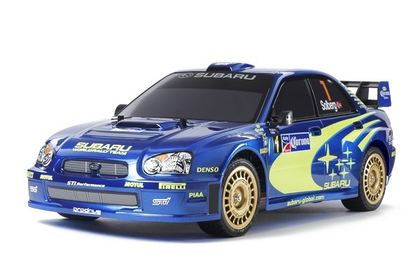 TAMIYA 1/10 R/C Subaru Impreza Mexico 2004 (TT-01 Type-E) i gruppen LEKER, BARN OG BABY / Radiostyrt / Radiostyrte biler hos TP E-commerce Nordic AB (C31697)