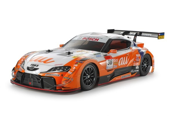 TAMIYA 1/10 R/C au TOM\'S GR Supra (TT-02) i gruppen LEKER, BARN OG BABY / Radiostyrt / Radiostyrte biler hos TP E-commerce Nordic AB (C31698)