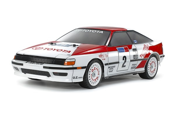 TAMIYA 1/10 R/C Toyota Celica GT-Four (ST165) (TT-02) i gruppen LEKER, BARN OG BABY / Radiostyrt / Radiostyrte biler hos TP E-commerce Nordic AB (C31721)