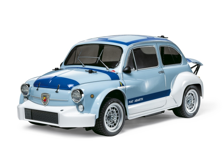 TAMIYA 1/10 R/C Fiat Abarth 1000TCR Berlina Corsa (MB-01) i gruppen LEKER, BARN OG BABY / Radiostyrt / Radiostyrte biler hos TP E-commerce Nordic AB (C31738)